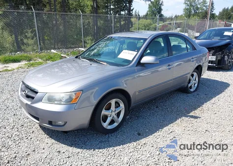 2006 Hyundai Sonata Gls V6/Lx V6 z USA, uszkodzony, nr VIN 5NPEU46F26H105437